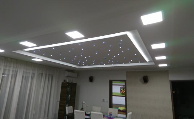 LED panelek, csillagos égbolt